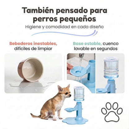 Dispensador de agua para gatos y razas pequeñas de perros